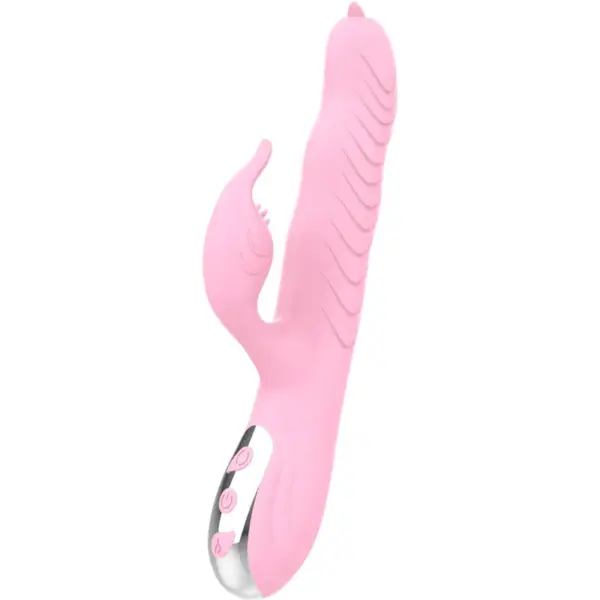 ARMONY - Vibrador Marcia con doble lengua efecto calor rosa - Imagen 4