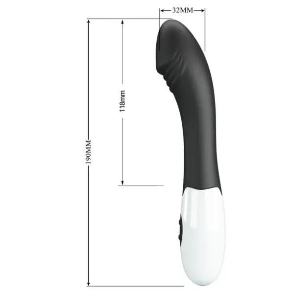 Pretty Love - Vibrador Punto G Negro con 30 Modos - Imagen 7