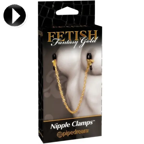 Fetish Fantasy Gold - Pinzas para los pezones - Imagen 4