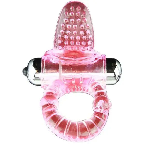 BAILE - Anillo Vibrador Sweet Abs Rosa con 10 Ritmos