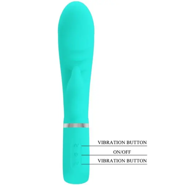 Pretty Love - Vibrador Punto G Multifunción Verde Agua - Imagen 6