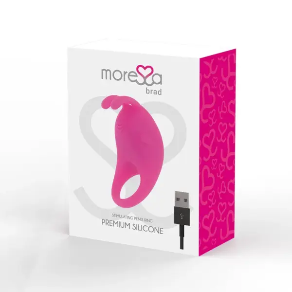 MORESSA - Brad Premium Silicone Recargable Rosa - Imagen 3