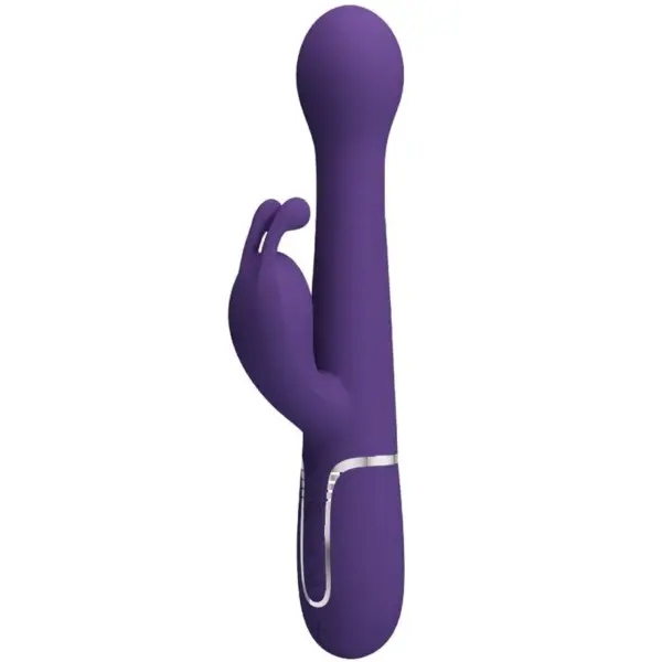 Pretty Love - Vibrador rabbit con licking morado - Imagen 2