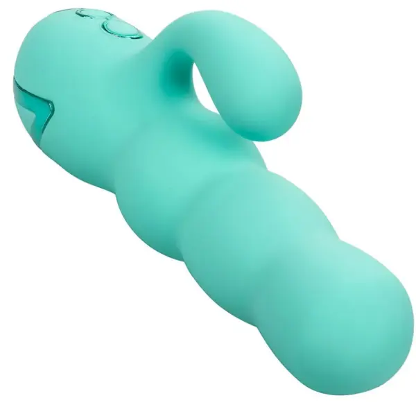 CalExotics - Del Mar Diva Vibrador Rabbit Verde Agua - Imagen 6