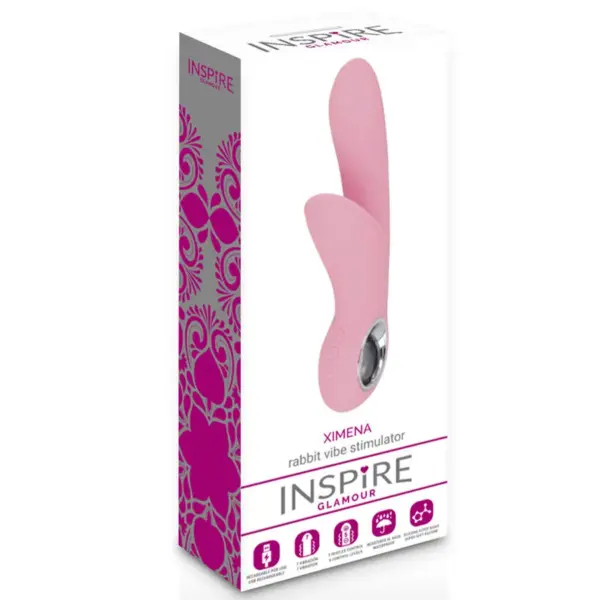 Inspire Glamour - Vibrador Rabbit Rosa Ximena - Imagen 4