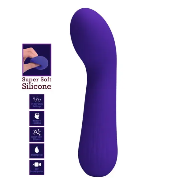 Pretty Love - Vibrador de punto G recargable lila - Imagen 7