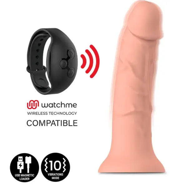 MYTHOLOGY - ASHER ORIGINAL DILDO S - Vibrador Compatible con Watchme Wireless Technology