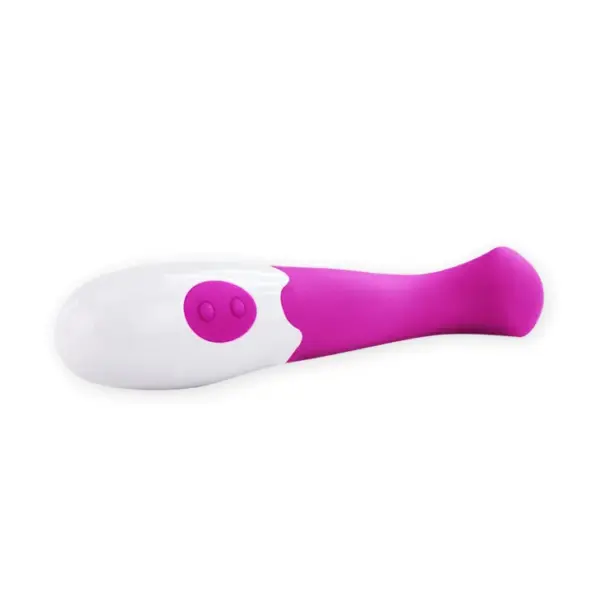 Pretty Love - Vibrador Charles elegante en color lila y blanco - Imagen 6