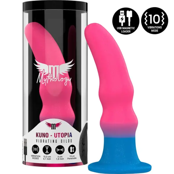 MYTHOLOGY - KUNO UTOPIA DILDO M - Vibrador Compatible con Watchme Wireless Technology - Imagen 3