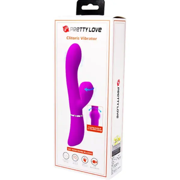 Pretty Love - Vibrador Estimulador Clítoris Morado - Imagen 7