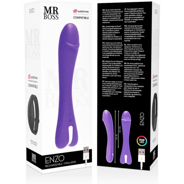 MR BOSS - ENZO Vibrador Compatible con Watchme Wireless Technology - Imagen 11