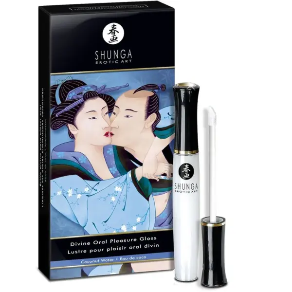 SHUNGA - Gloss Labial Divino Agua de Coco para Placer Oral