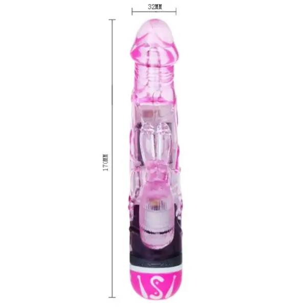 BAILE - Vibrador Rabbit Multivelocidad Rosa - Imagen 8