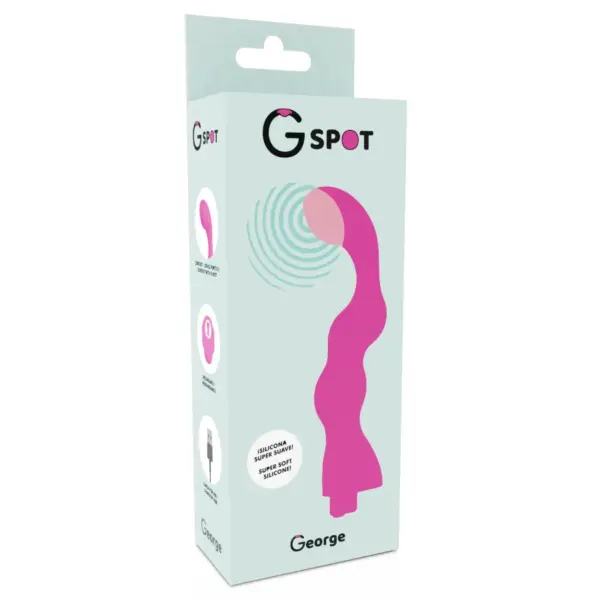 G-SPOT - Vibrador Punto G George Rosa Chicle - Imagen 4