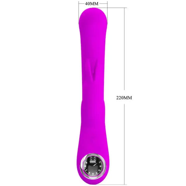 Pretty Love - Vibrador rabbit con licking morado - Imagen 6