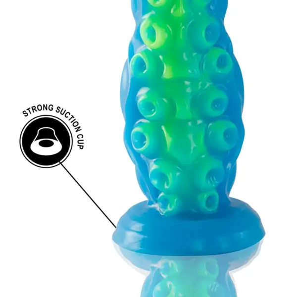 EPIC - Scylla Dildo Tentáculo Fino Fluorescente Tamaño Pequeño - Imagen 7