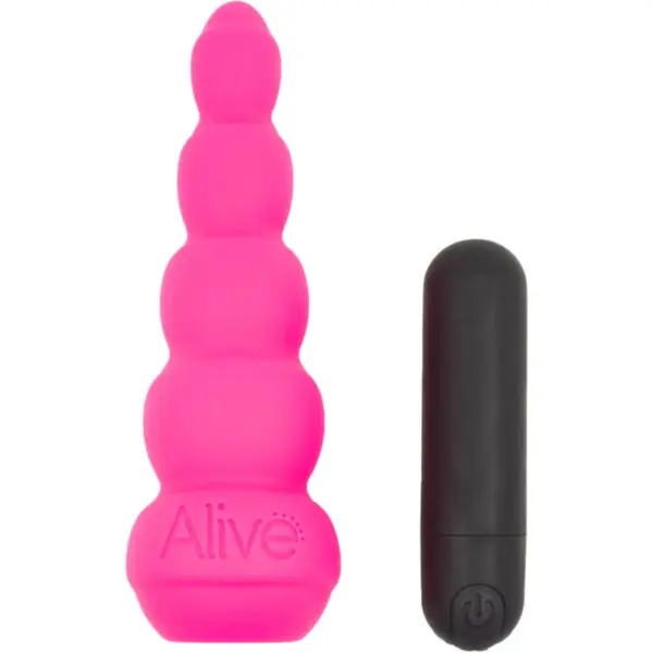 ALIVE - Lance Pro Estimulador & Vibrador Anal Rosa - Imagen 3