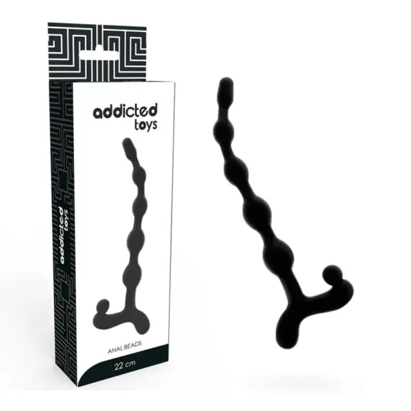 Addicted Toys - Bolas Anales 22 cm Negro