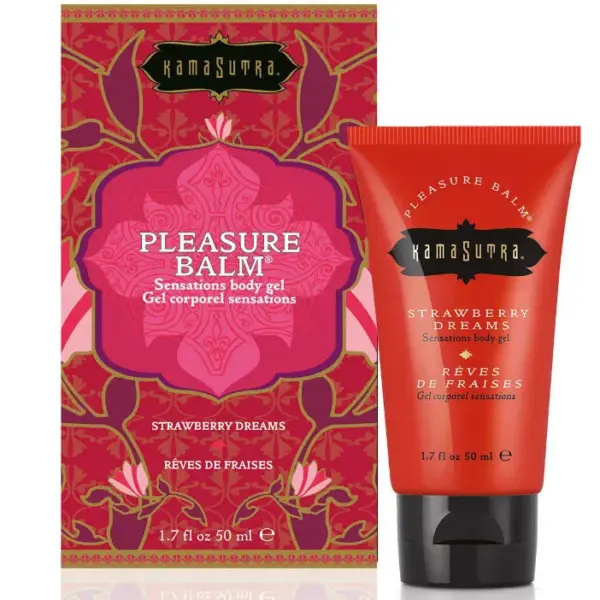 KAMASUTRA - Bálsamo Placer Estimulante Sabor Sueños de Fresa 50ml