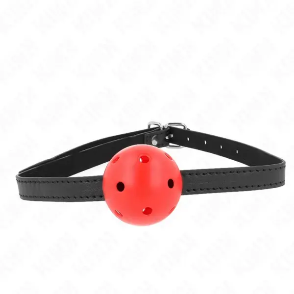 KINK - Mordaza de Bola 4.5 cm Transpirable Simplicity Rojo