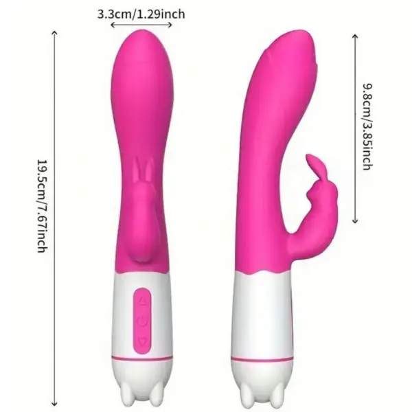 ARMONY - Happy Vibrador Rabbit Fucsia para Placer Inigualable - Imagen 2