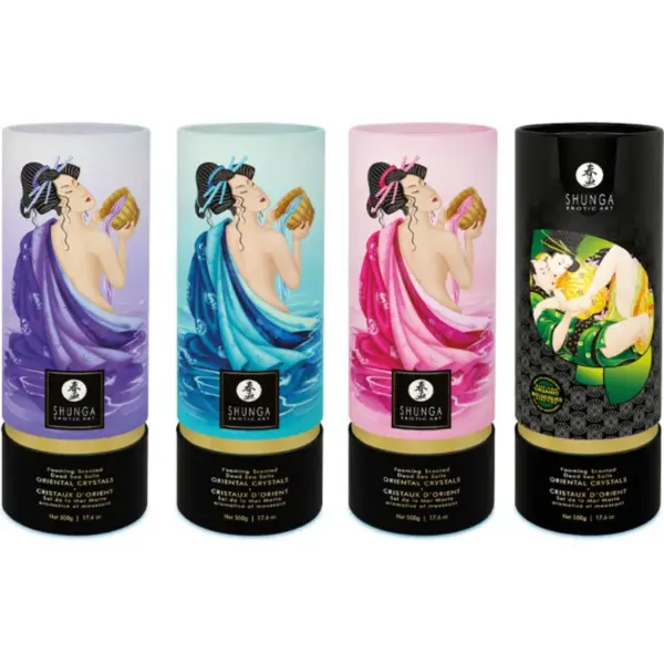 SHUNGA - Sales de Baño Afrodisia con Aroma a Pétalo de Rosa - Imagen 3