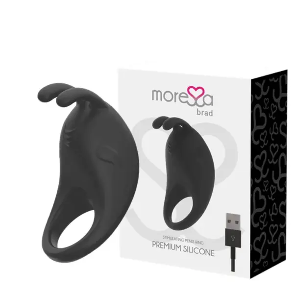 MORESSA - Brad Premium Silicone Recargable Negro