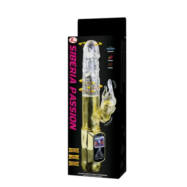 Rabbit Siberia Passion Gold - Vibrador Doble Rotación para el Placer - Imagen 10