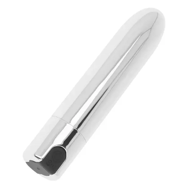 OHMAMA - Bala vibradora Silver 9.5 cm para placer intenso