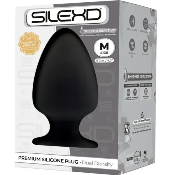 SILEXD - Plug Anal Termorreactivo de Silicona Premium Talla M - Imagen 2