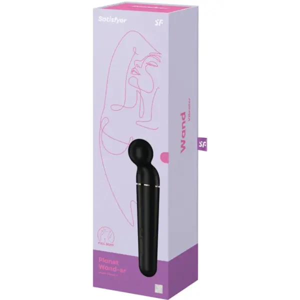 Satisfyer - Planet Wand-er Masajeador Vibrador Negro - Imagen 6