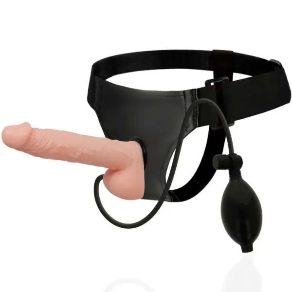 Harness Attraction - Arnés con Pene Hinchable 18 cm - 3.5 cm - Imagen 3