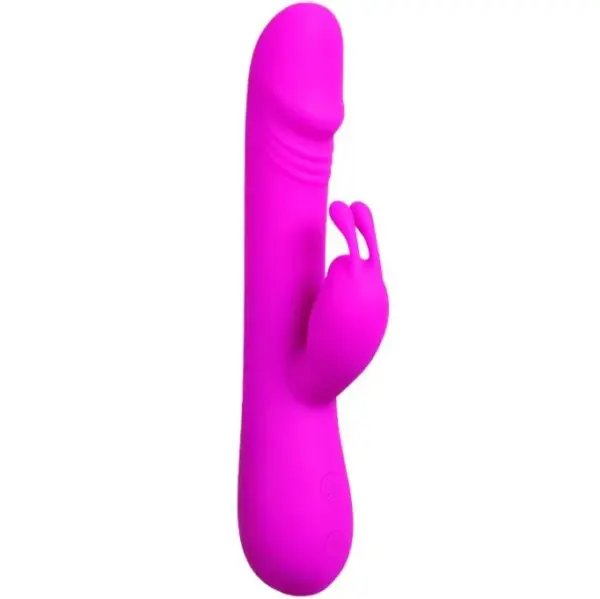 Pretty Love - Vibrador rabbit con licking morado