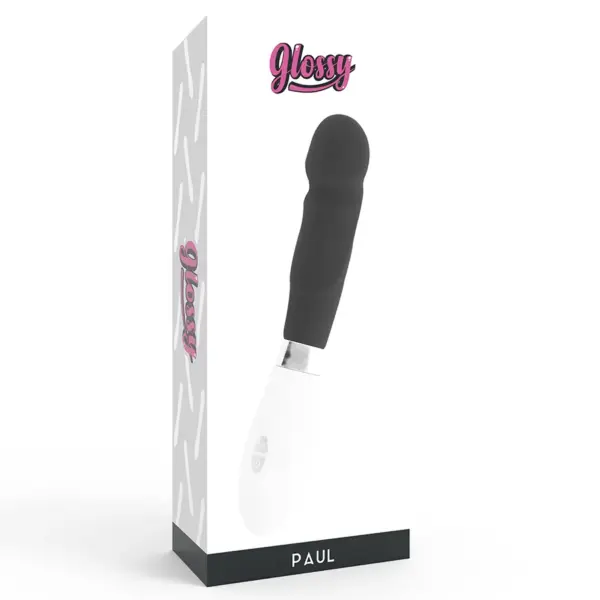 GLOSSY - Paul Vibrador Negro Realista para Placer Intenso - Imagen 6