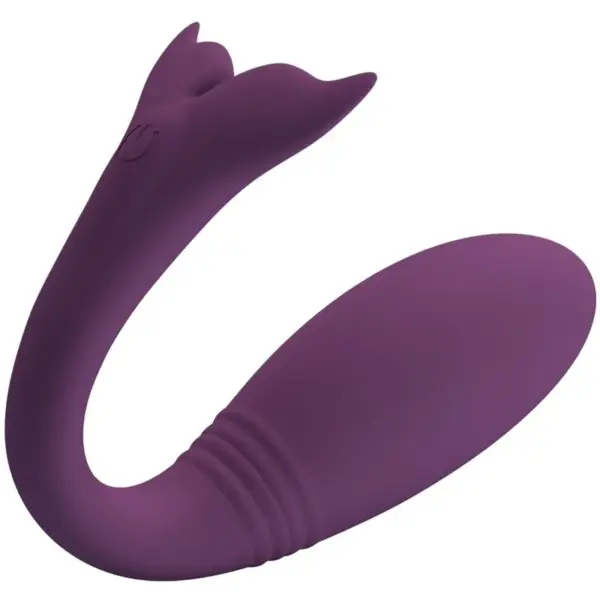 Pretty Love - Vibrador rabbit con licking morado - Imagen 2