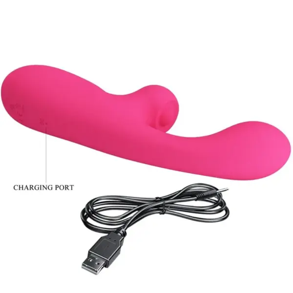 Pretty Love - Vibrador Rabbit Multifunción Rosa - Imagen 9