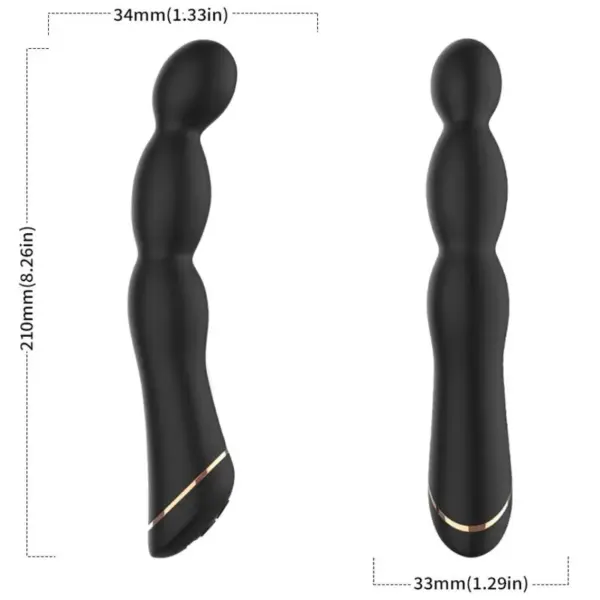 ARMONY - Vibrador ajustable de bambú negro