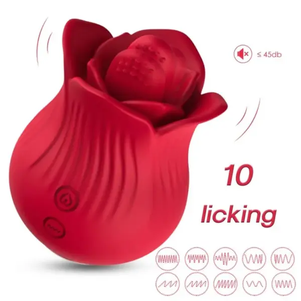 ARMONY - Succionador de Clítoris Rosa Vibrador y Estimulador Rojo