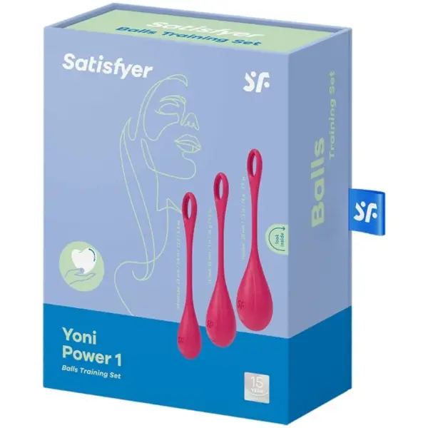 Satisfyer - Yoni Power 1 Kit de Entrenamiento Rojo - Imagen 4