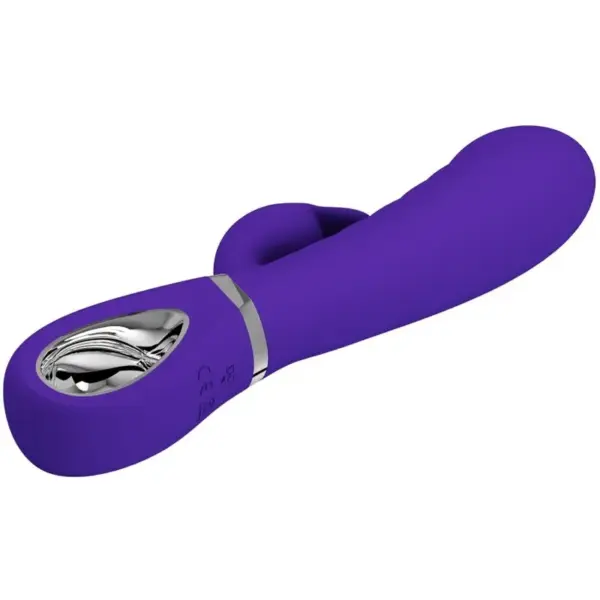 Pretty Love - Vibrador rabbit con licking morado - Imagen 4