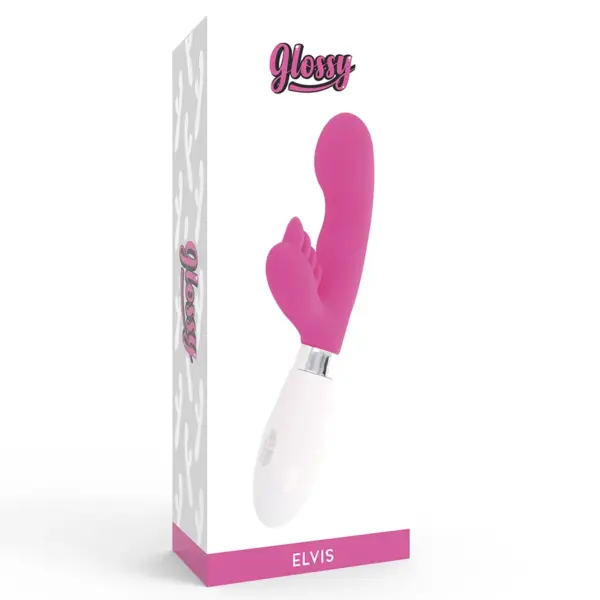 GLOSSY - Vibrador rabbit Elvis Rosa con 10 funciones - Imagen 7