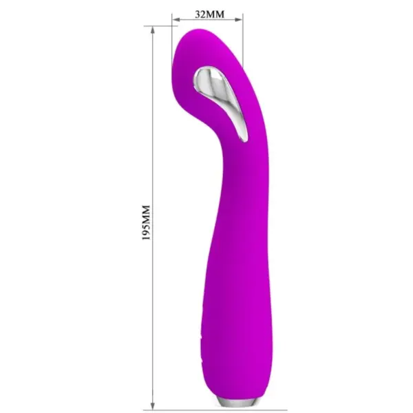 Pretty Love - Vibrador ElectroShock recargable morado - Imagen 5