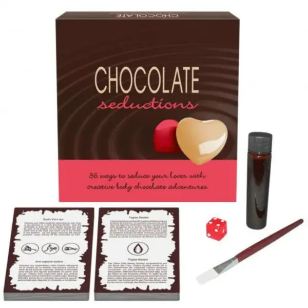 KHEPER GAMES - Chocolate Seductions: Juego erótico con chocolate corporal