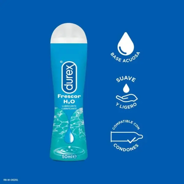 DUREX - Lubricante Frescor 50 ML para Sensaciones Únicas - Imagen 2