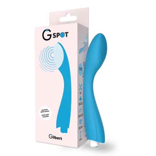 G-SPOT - GYLBERT VIBRADOR AZUL TURQUESA - Imagen 2