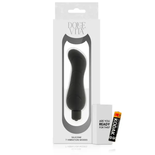 Dolce Vita - G-Spot Vibrador Silicona Negro - Imagen 5