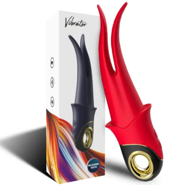 ARMONY - Vibrador pinza rojo para placer intensificado - Imagen 6