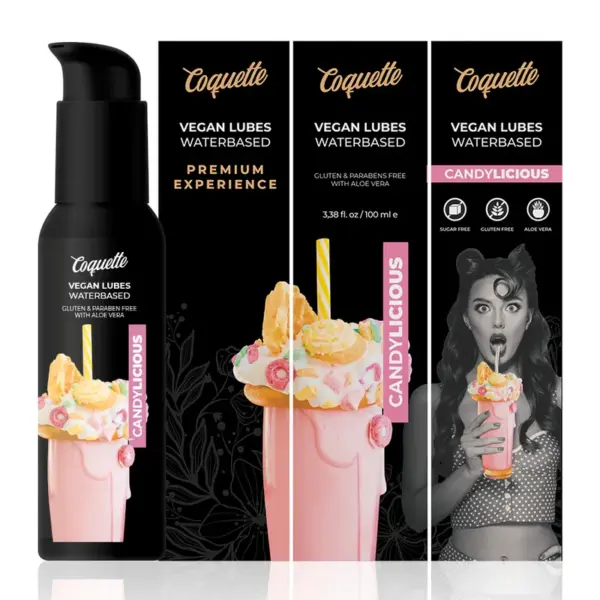 Coquette Chic Desire - Lubricante Vegano Candylicious 100ml - Imagen 3