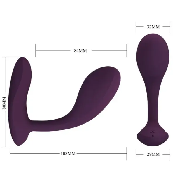 Pretty Love - Vibrador G-Spot recargable lila con app - Imagen 3