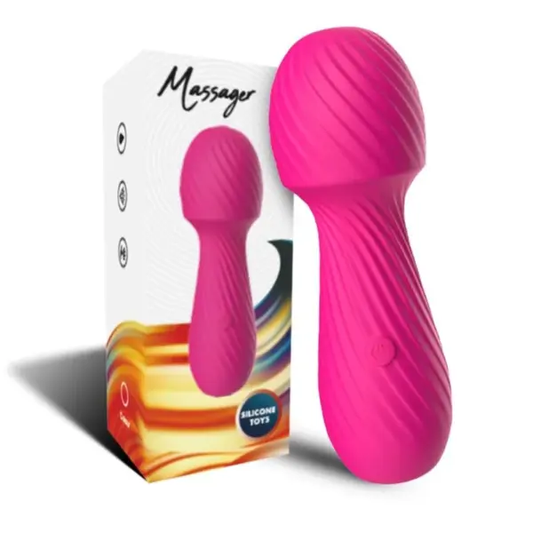 ARMONY - Masajeador & Vibrador Pequeño Fucsia para Placer y Relajación - Imagen 4